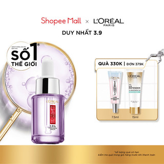 Serum siêu cấp ẩm sáng da L'Oreal Paris Hyaluronic Acid 1.5% 15ml