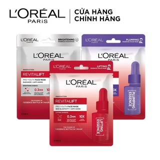 [Mã LORESBD -12% đơn 500K] Mặt nạ giấy dưỡng chất cô đặc L'Oreal Paris Revitalift Pro-Youth Face Mask 30g