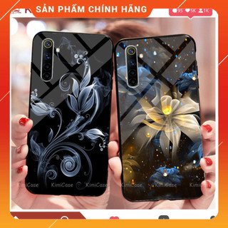 Ốp Oppo A91 , RENO 3 , RENO 3 PRO lưng kính cường lực hoa lá ( VIDEO QUAY THẬT ) ._Floveme