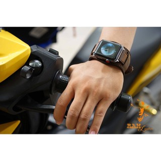 Tổng Hợp Dây da bò thật handmade Cho AW, iWatch Series 7 SE 6 5 4 3 2 1 size Bản Cao Cấp Leather