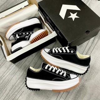Giày Sneaker_Converse Run Star hike vải độn đế cao, Giày CV Cổ  Thấp Đế Tăng Chiều Cao Nam Nữ