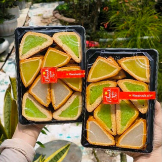 Bánh xà lam dừa mix 3 vị hộp 14 bánh