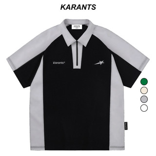 Áo Polo Phối Khoá Kéo SuperStar Karants Local Brand Polo Unisex Nam Nữ Oversize - Áo Polo Hotrend 2024 Form Rộng