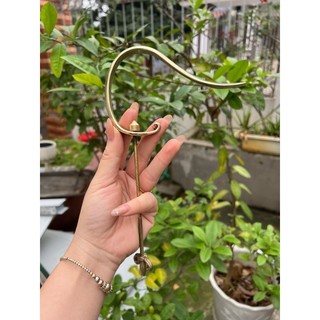 Móc đồng bạch số 7 treo lồng chim