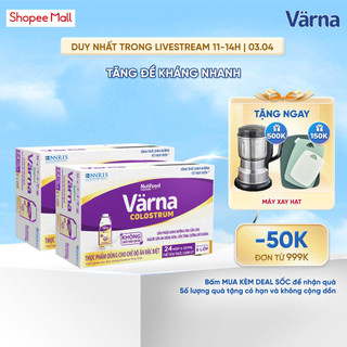 Combo 2 Thùng sữa bột pha sẵn Värna Colostrum (24 hộp giấy x 237ml) - Sữa non cho người lớn, Tăng đề kháng nhanh