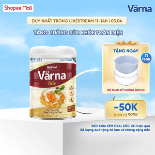 Sữa bột Värna Elite Lon 400g -  Chứa Sâm Ngọc Linh Đông Trùng Hạ Thảo
