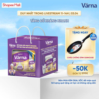 Hộp quà Varna Colostrum ( 1 Lon 850g và 2 chai SBPS)