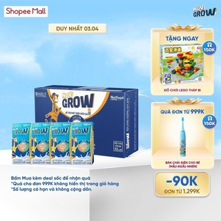 Sữa Bột Pha Sẵn Nuvi Grow phát triển chiều cao hộp 110ml