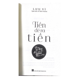 Sách - Tiền Đẻ Ra Tiền - VLB