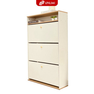 Tủ giày cánh lật thông minh gỗ MDF phủ melamin phong cách Nordic thương hiệu Unlimi - GP112