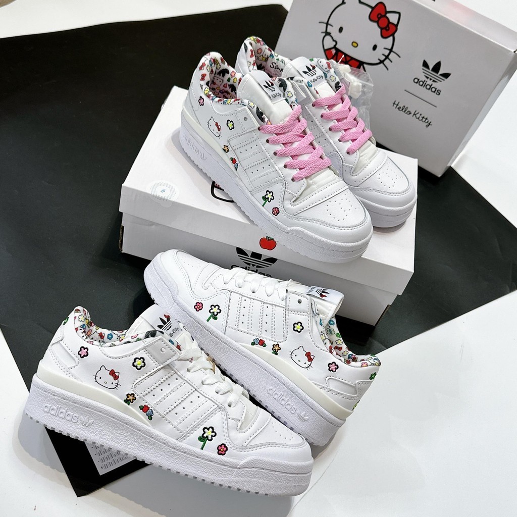 GIÀY THỂ THAO NỮ ADIDAS ORIGINALS FORUM ‘HELLO KITTY’ ‘WHITE’,SÒ HELLO KITTY TRẮNG HỒNG