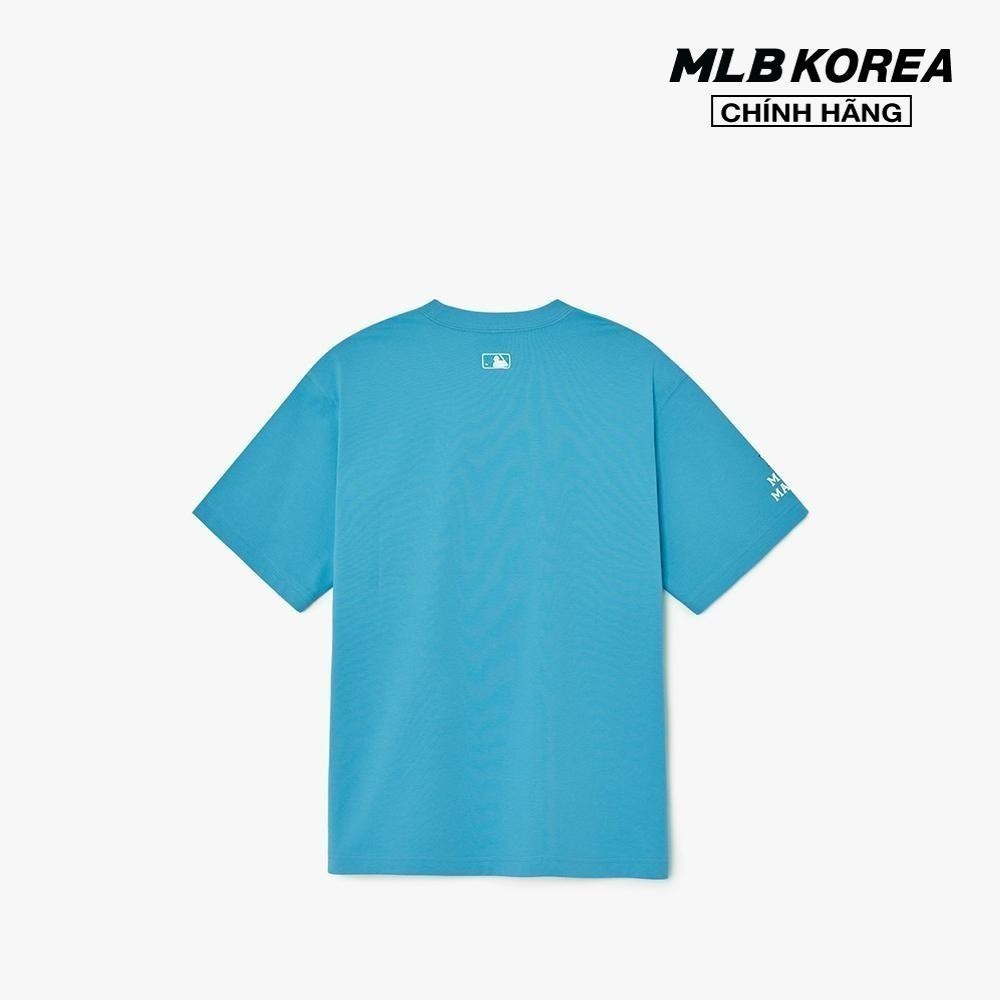 MLB - Áo thun unisex cổ tròn tay ngắn phom suông năng động 3ATSC0133-05TQS