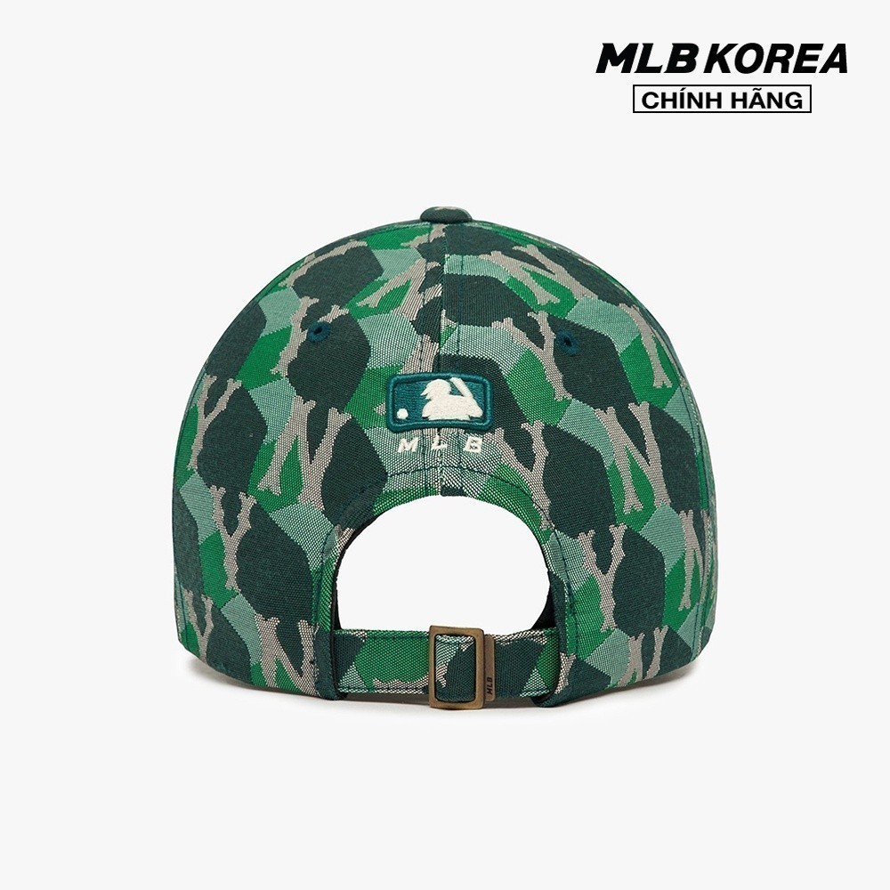 MLB - Nón bóng chày unisex Cube Monogram Curved 3ACPM212N-50GND