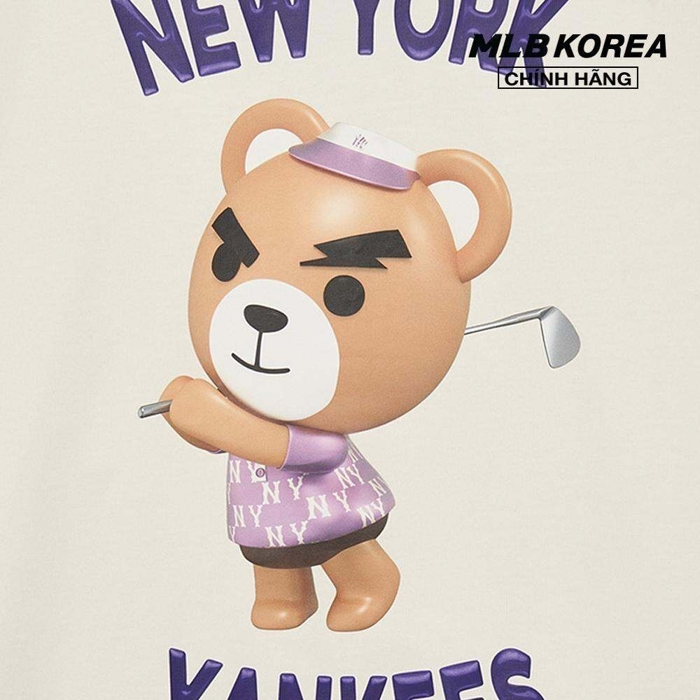 MLB - Áo thun unisex cổ tròn tay ngắn trẻ trung 3ATSE0234-50CRS