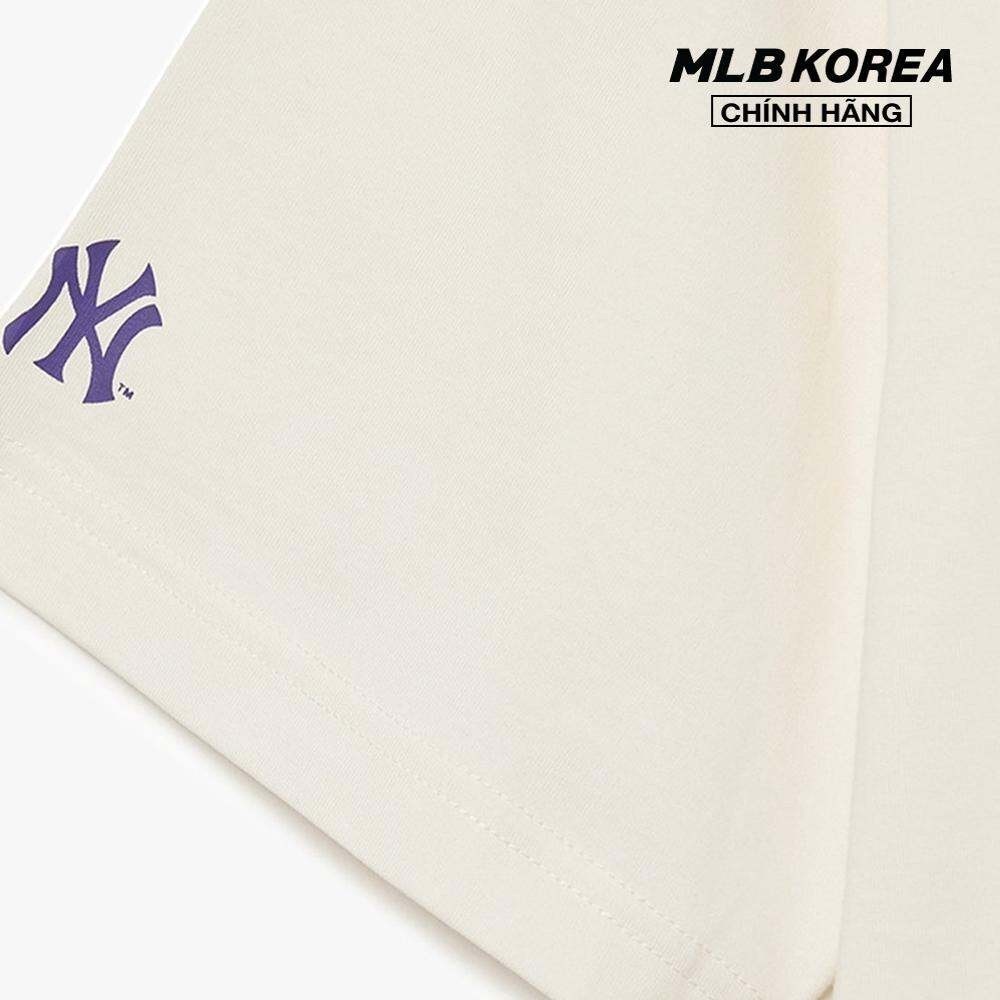 MLB - Áo thun unisex cổ tròn tay ngắn trẻ trung 3ATSE0234-50CRS