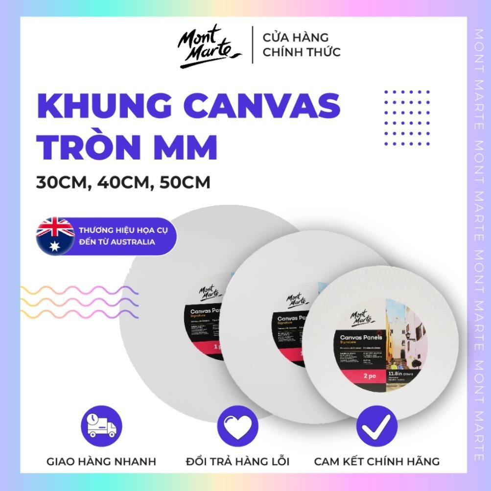 Khung canvas tròn Mont Marte