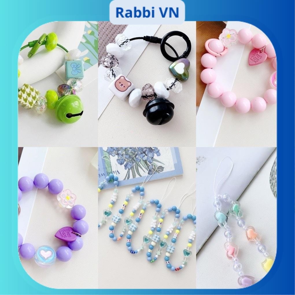 [42 mẫu] Dây đeo điện thoại thời trang chống rơi nhiều màu sắc phong cách Hàn Quốc RABBI