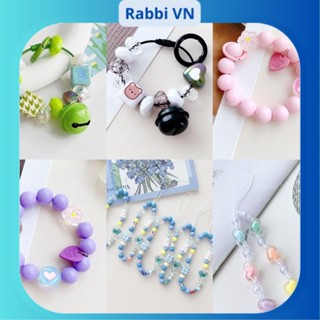 [42 mẫu] Dây đeo điện thoại thời trang chống rơi nhiều màu sắc phong cách Hàn Quốc RABBI