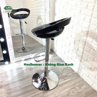 Ghế Bar, Ghế trang Điểm Bằng Nhựa Khoét lỗ xoay được 360 độ và cao từ 60-80cm Hàng nhập khẩu Nguyên chiếc ( Đủ Mẫu)
