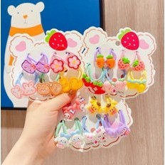 Set Cột Tóc Bé Gái Cao Su Hoạt Hình - JISO HOUSE