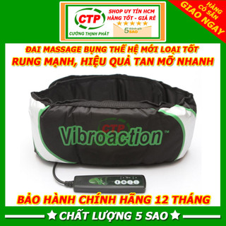 Đai massage bụng giảm mỡ Vibroaction, máy giảm mỡ bụng hiệu quả