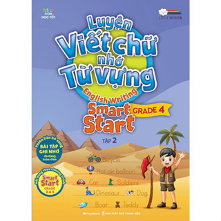 Sách Luyện viết chữ nhớ từ vựng – English Writing Smart Start Lớp 4 Tập 2 (Tặng khóa học tiếng anh online) - MGB