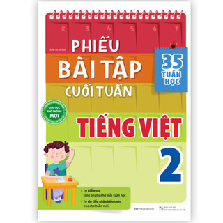 Sách phiếu bài tập cuối tuần tiếng việt 2 - mgb