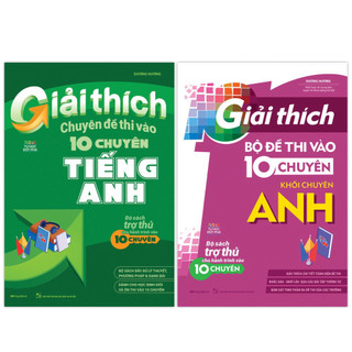 Sách combo chinh phục đề thi vào 10 chuyên - khối chuyên anh - mgb
