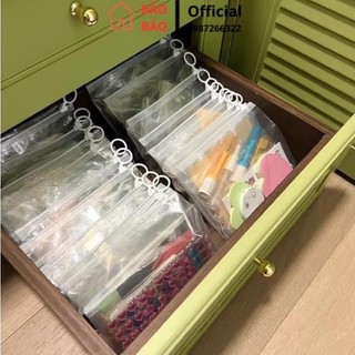 Combo 50 túi khoá zip đựng đồ đa năng tiện lợi