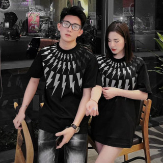Áo phông nam nữ dsq2 tia sét in cao cấp. áo thun unisex thời trang siêu cấp hot trend 2023