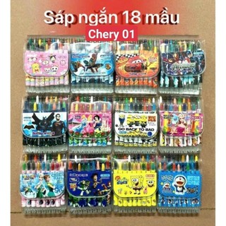 Vỉ bút sáp vặn tô màu 12. 18 , 24 màu