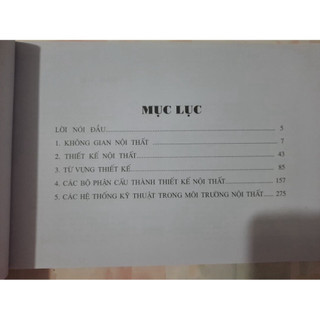 Sách - Thiết kế nội thất -XD1