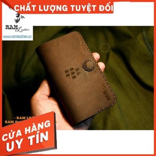 Bao Da Blackberry Q20 Classic Da Bò Crazy Horse +