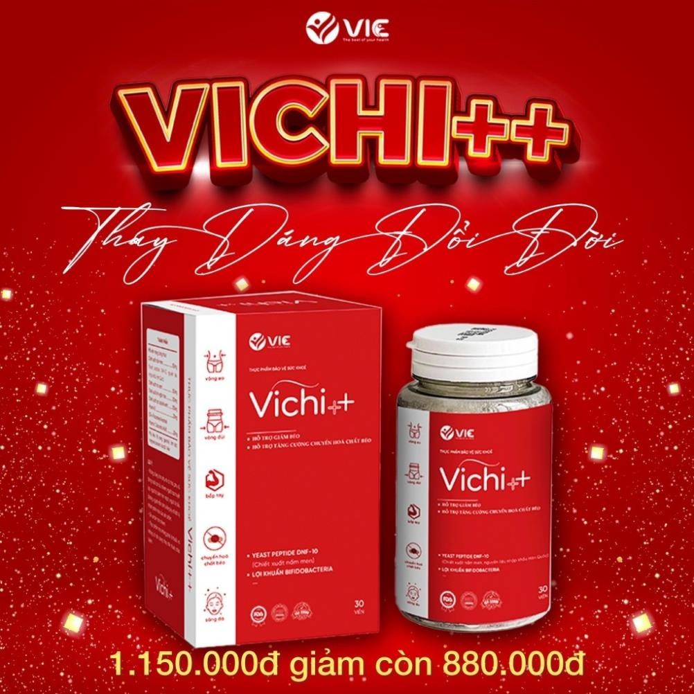 Giảm cân Vichi++ tăng kèm Viên uống khoá cân Hộp 30 viên Dumling Store s