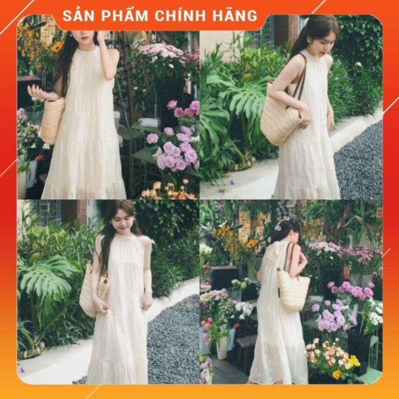 SĂN SALE (ORDER TAOBAO) VÁY CỔ YẾM PHỐI NHẸ NHÀNG ĐƠN GIẢN ORDER TAOBAO V02_VCY01