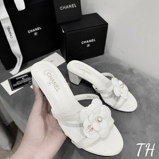 Guốc hoa trà 2 màu sz 35-39 fullbox