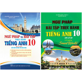 Sách - Combo 2 cuốn: Ngữ pháp và bài tập thực hành tiếng anh 10 (bám sát KNTT và I Learn Smart Book) (HA)