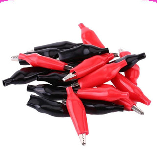Kẹp cá sấu 1 cặp đỏ đen 5A