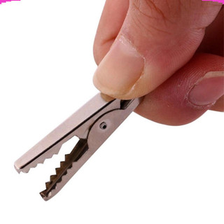 Kẹp cá sấu 1 cặp đỏ đen 5A