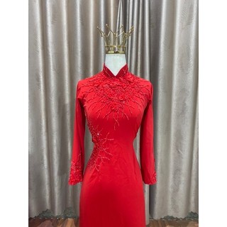 Bộ Áo dài cô dâu kèm mấn