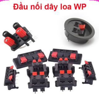 Đầu nối dây loa, trạm kẹp loa, jack dây loa chân hàn dây, chân hàn PCB ||