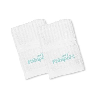 [MKB Gift] Bộ 2 khăn thêu logo Pamper - giao mẫu ngẫu nhiên