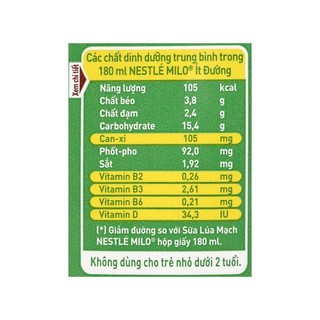 [MKB Gift] Lốc 4 hộp thức uống lúa mạch Milo Active Go 115ml