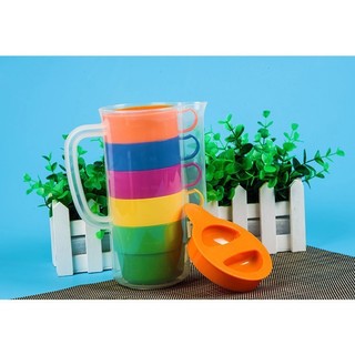 [Mã FMCG80 giảm 10% đơn từ 400K] [MKB Gift] Bộ Cốc Và Bình Nước 5P Lock&Lock - HPP514S5