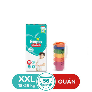 [Tặng 1 bộ cốc và bình nước Lock&Lock] Tã/Bỉm quần Pampers Giữ Dáng Mới Gói Cực Đại M74/L68/XL62/XXL56