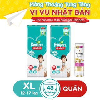 [Mã FMCG80 giảm 10% đơn từ 400K] Bộ 2 tã/Bỉm quần Pampers Giữ Dáng Mới Gói Đại M60/L54/XL48/XXL44