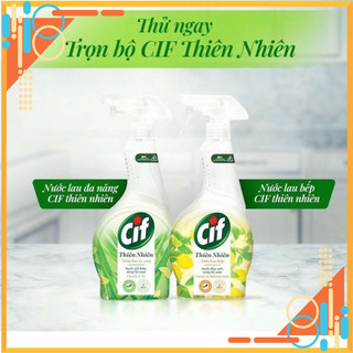 Nước lau bếp & xịt đa năng cif 500ml