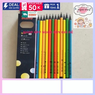 Bút chì đức 2b than chì, thân màu có tẩy loại tốt