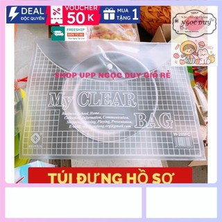 Túi cúc đựng hồ sơ-giấy tờ-tài liệu-loại to dầy đẹp khổ a4