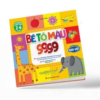Sách - bé tô màu 9999 - tô màu sáng tạo 2-6 tuổi